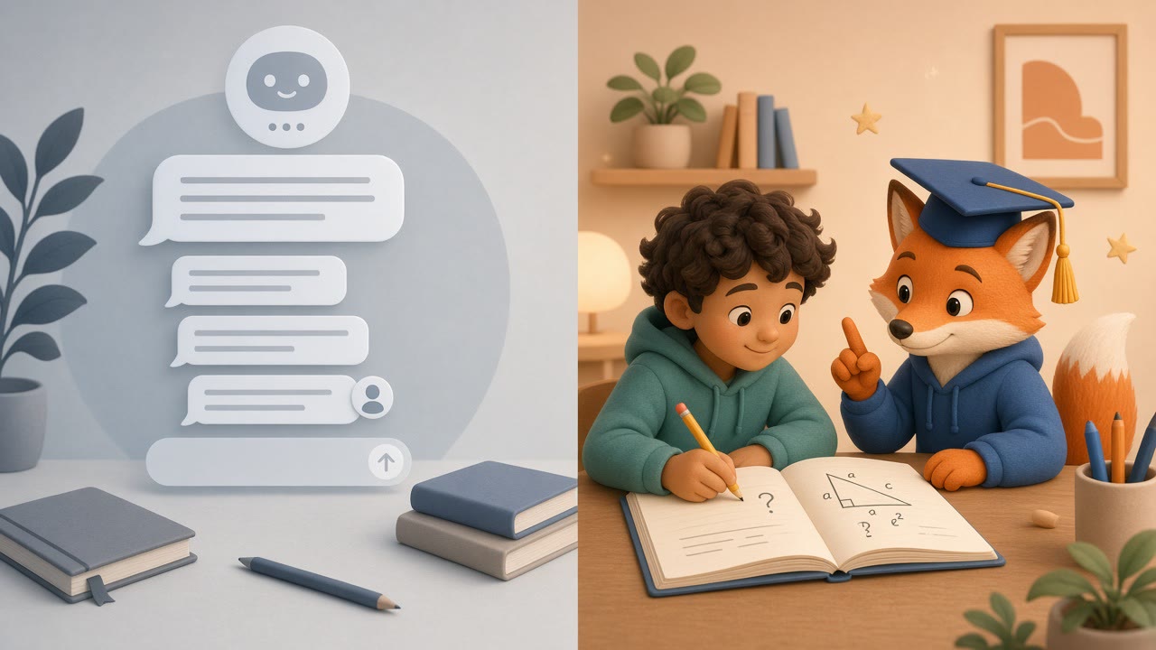 Generic chatbot answering vs Jham tutoring